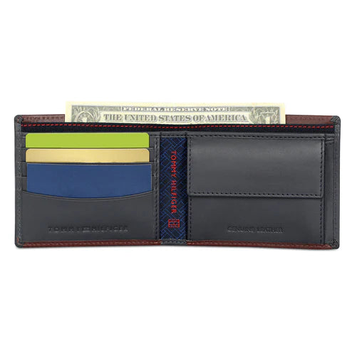 Tommy Hilfiger Deckard Men's Leather Global Coin Wallet