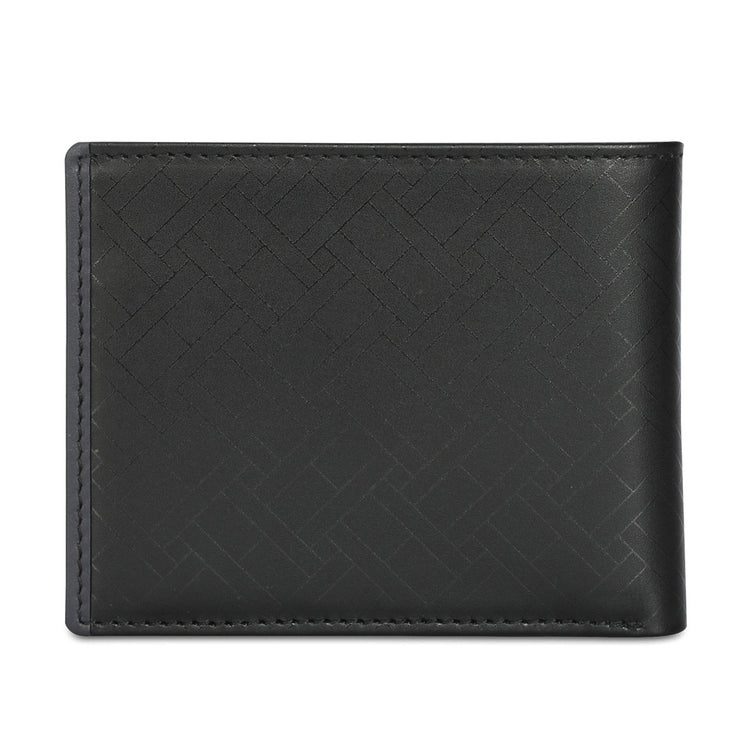 Tommy Hilfiger Ather Men's Leather Global Coin Wallet Black