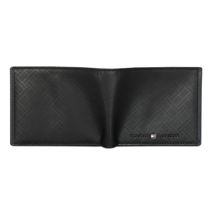 Tommy Hilfiger Ather Men's Leather Global Coin Wallet Black