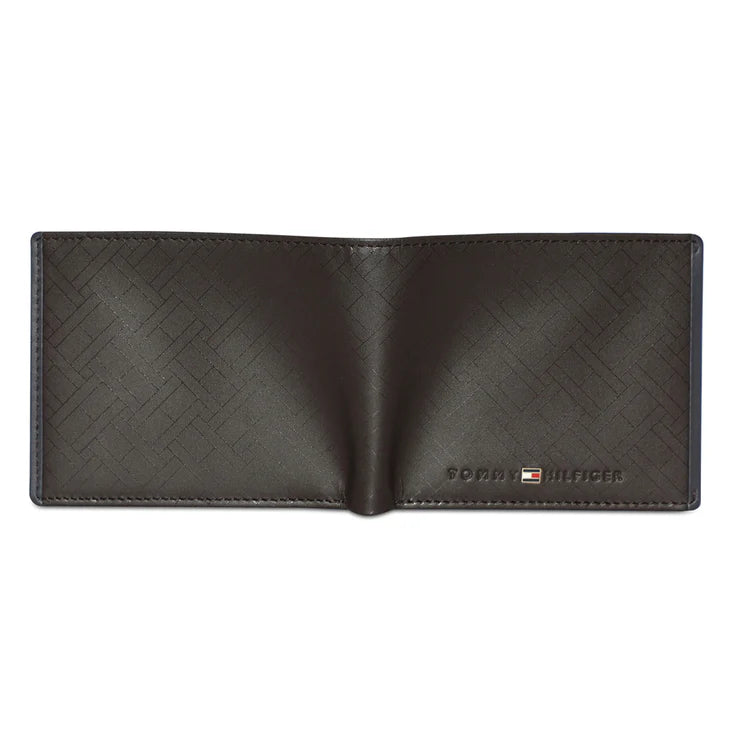 Tommy Hilfiger Ather Men's Leather Global Coin Wallet Brown