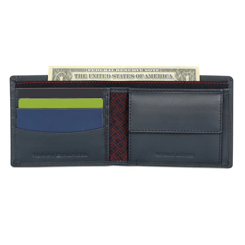 Tommy Hilfiger Matteo Men's Leather Global Coin Wallet