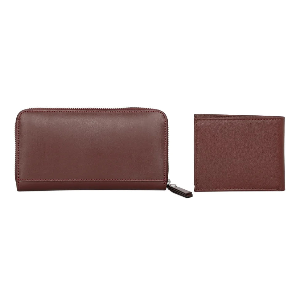 Tommy Hilfiger Funchal Gift Set Clutch + Wallet Burgundy