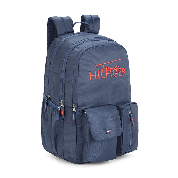 Tommy Hilfiger Riverine Water-Resistant Non Laptop Backpack Navy