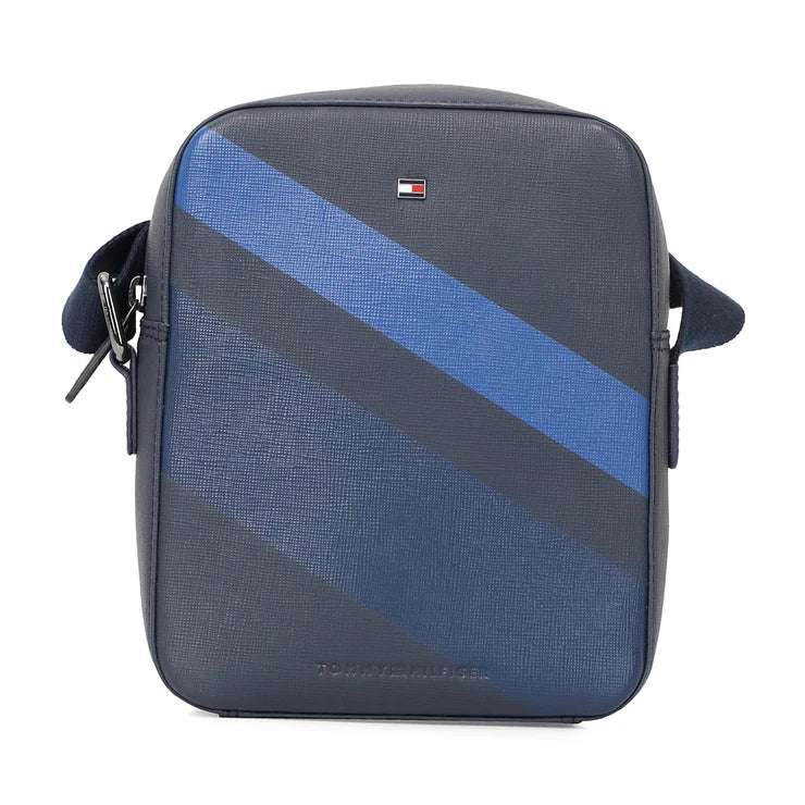 Tommy Hilfiger Premium Leather Line Coniston Crossbody Navy