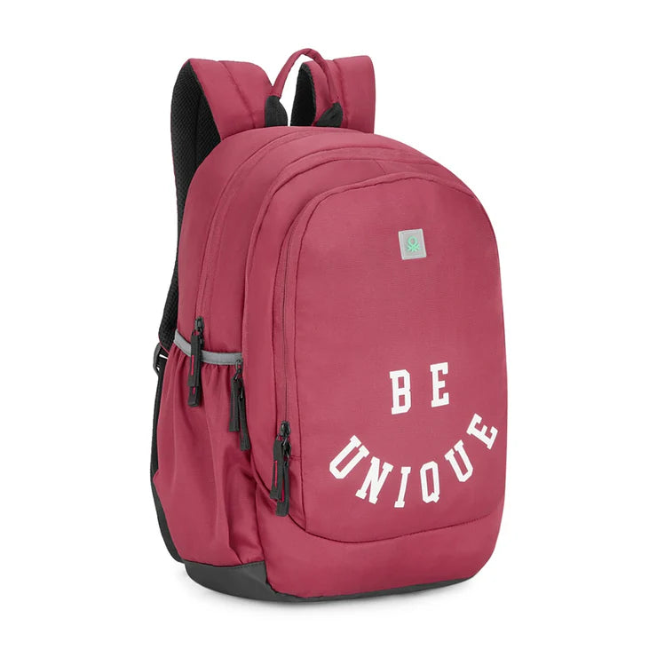 United Colors of Benetton Unique Laptop Backpack Wine