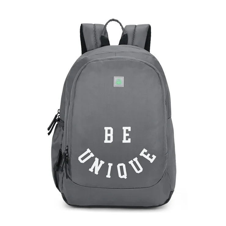 United Colors of Benetton Unique Laptop Backpack Grey