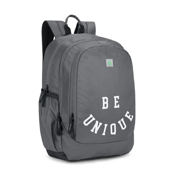 United Colors of Benetton Unique Laptop Backpack Grey