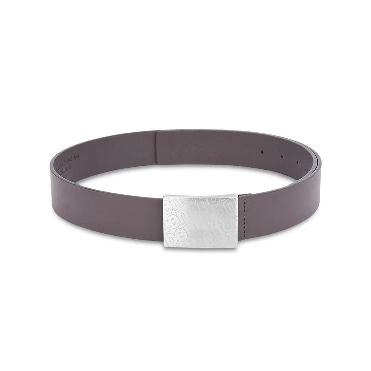 United Colors of Benetton Wallace Men's Leather Non Reversible Belt Brown