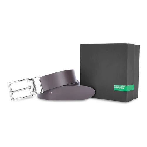 United Colors of Benetton Zayd Men's Leather Reversible Belt