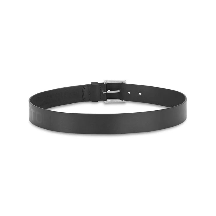 United Colors of Benetton Agostino Men's Non- Reversible Leather Belt Black