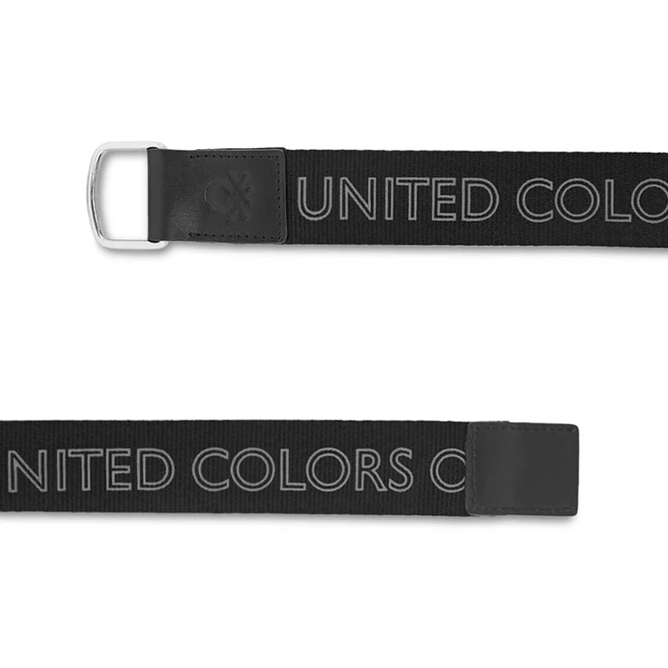 United Colors of Benetton Quinto Non Reversible Belt Black