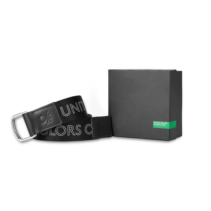 United Colors of Benetton Quinto Non Reversible Belt Black