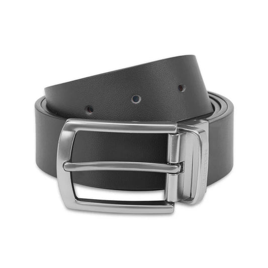 United Colors of Benetton Domenico Men's Leather Reversible Belt Black+Navy