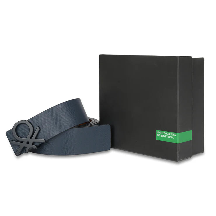 United Colors of Benetton Edgar Men's Leather Reversible Belt