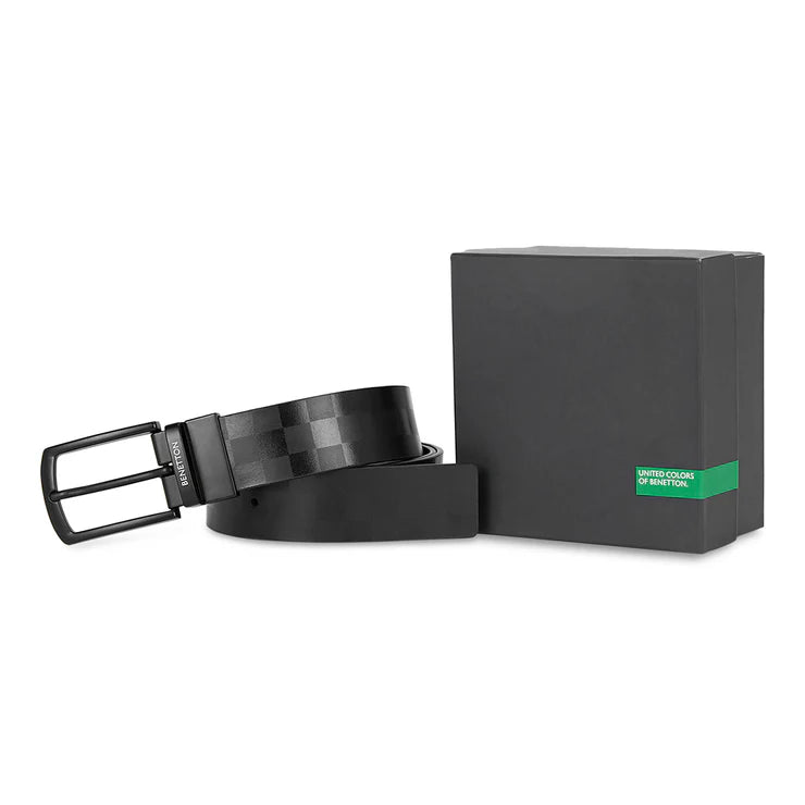 United Colors of Benetton Greco Men's Leather Reversible Belt