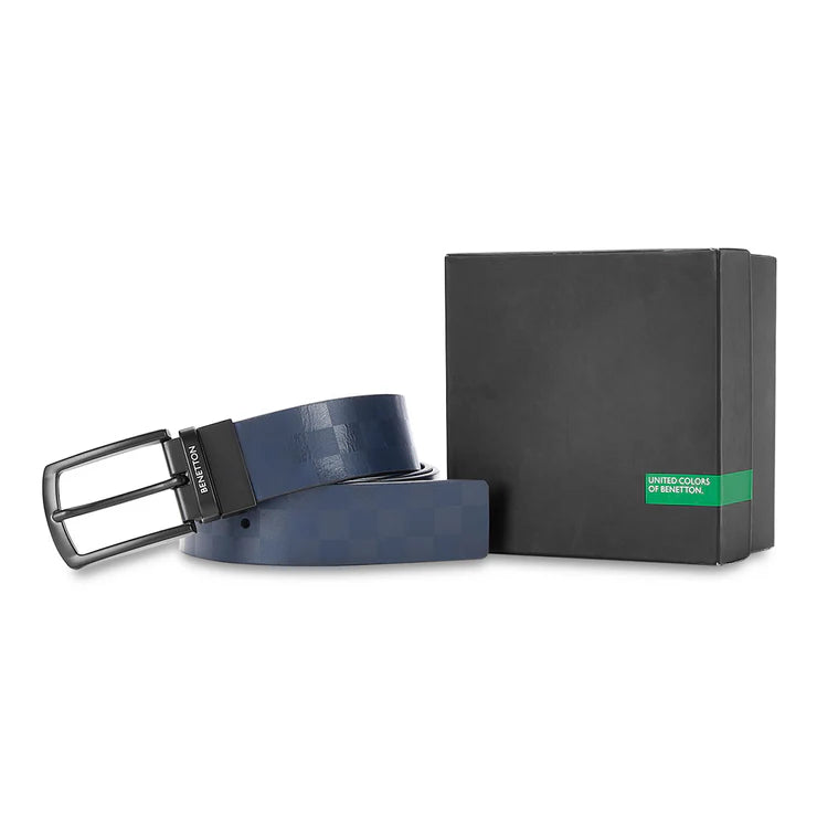 United Colors of Benetton Greco Men's Leather Reversible Belt