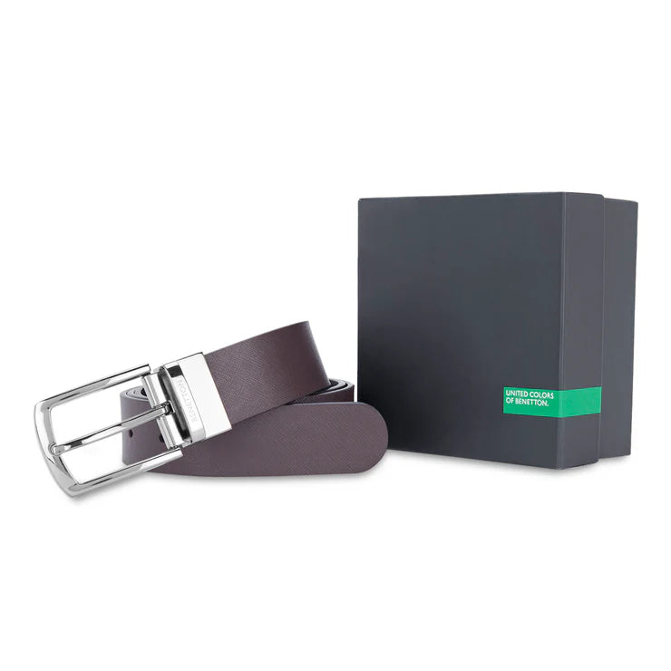 United Colors of Benetton Jenner Men's Leather Reversible Belt