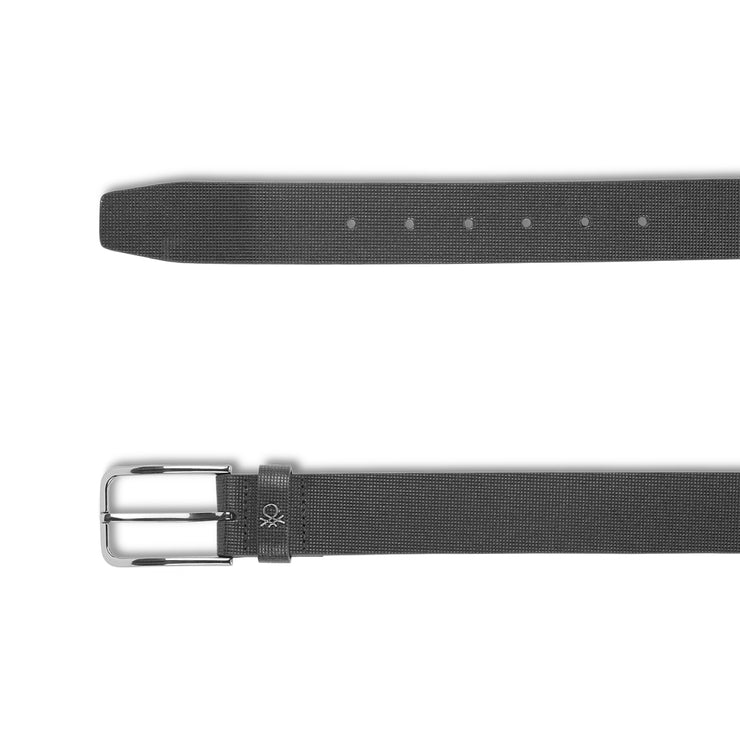 United Colors of Benetton Adriano Men's Non-Reversible Leather Belt Black