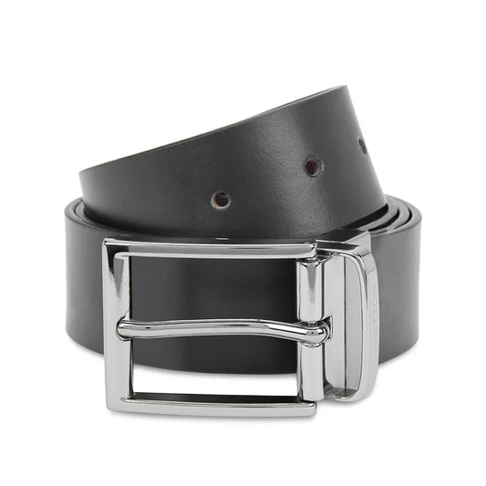 United Colors of Benetton Enzo Men's Leather Reversible Belt Black+Brown