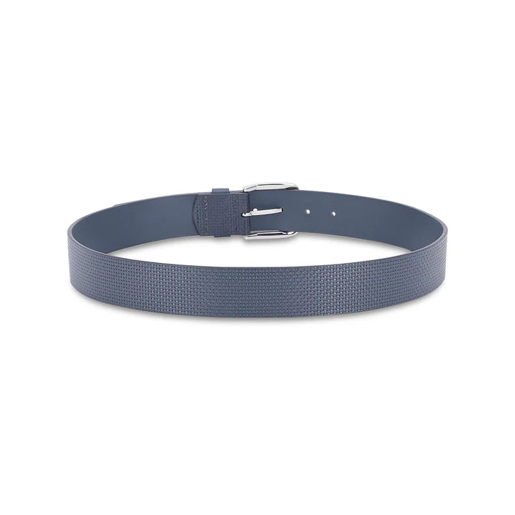 United Colors of Benetton Wilber Men's Leather Non Reversible Belt Navy