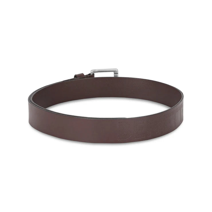 United Colors of Benetton Topino Men's Leather Non Reversible Belt Brown