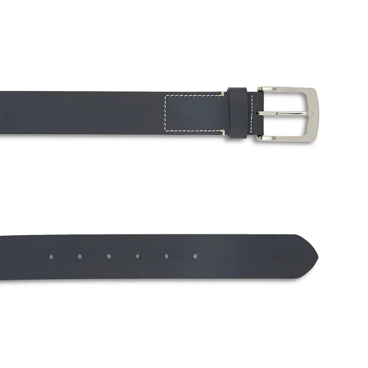 United Colors of Benetton Vatican Men's Leather Non Reversible Belt Navy