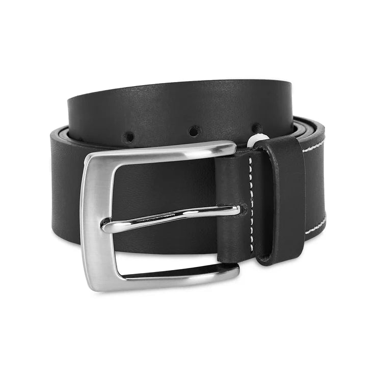 United Colors of Benetton Vatican Men's Leather Non Reversible Belt Black