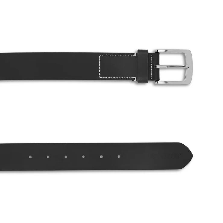 United Colors of Benetton Vatican Men's Leather Non Reversible Belt Black