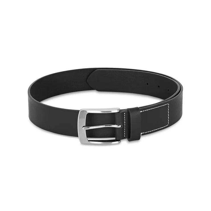 United Colors of Benetton Vatican Men's Leather Non Reversible Belt Black