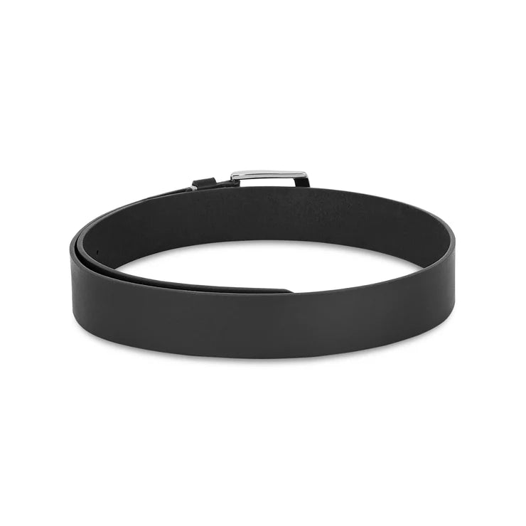 United Colors of Benetton Vatican Men's Leather Non Reversible Belt Black