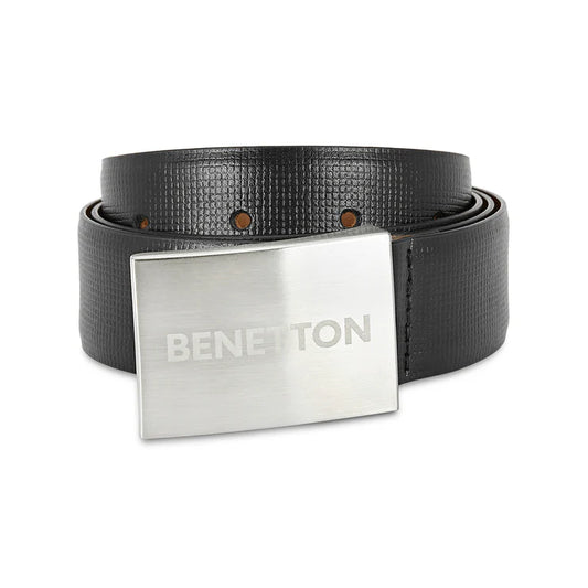 United Colors of Benetton Gatto Men's Non Reversible Belt Black