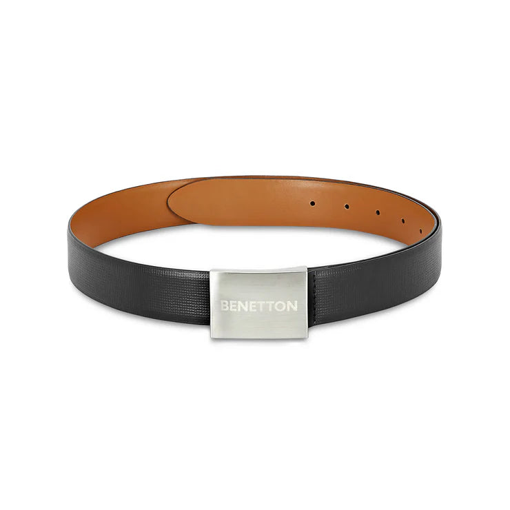 United Colors of Benetton Gatto Men's Non Reversible Belt Black