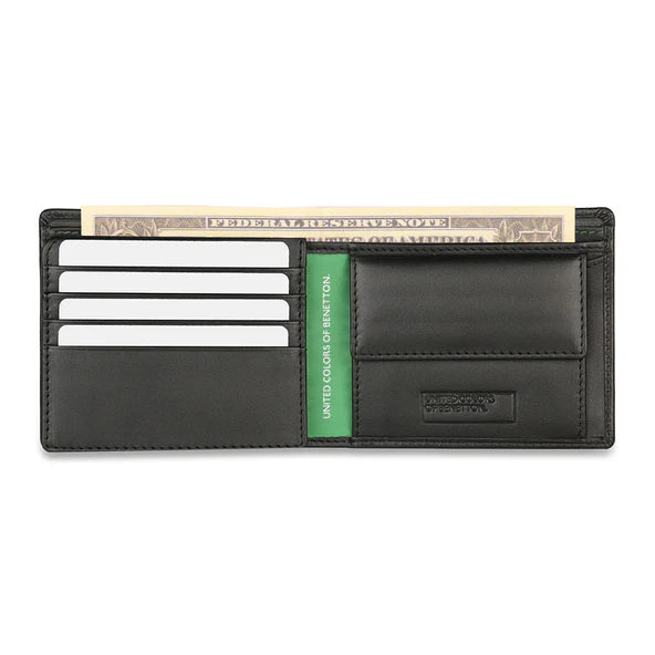 United Colors of Benetton Anzio Men's Leather Multi Card Coin Wallet