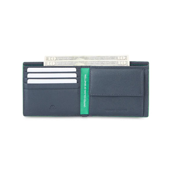 United Colors of Benetton Caspian Men's Global Coin Leather Wallet