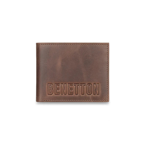 United Colors of Benetton Osmond Men's Leather Global Coin Wallet