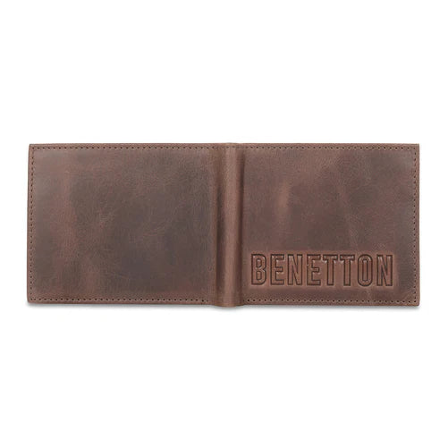 United Colors of Benetton Osmond Men's Leather Global Coin Wallet