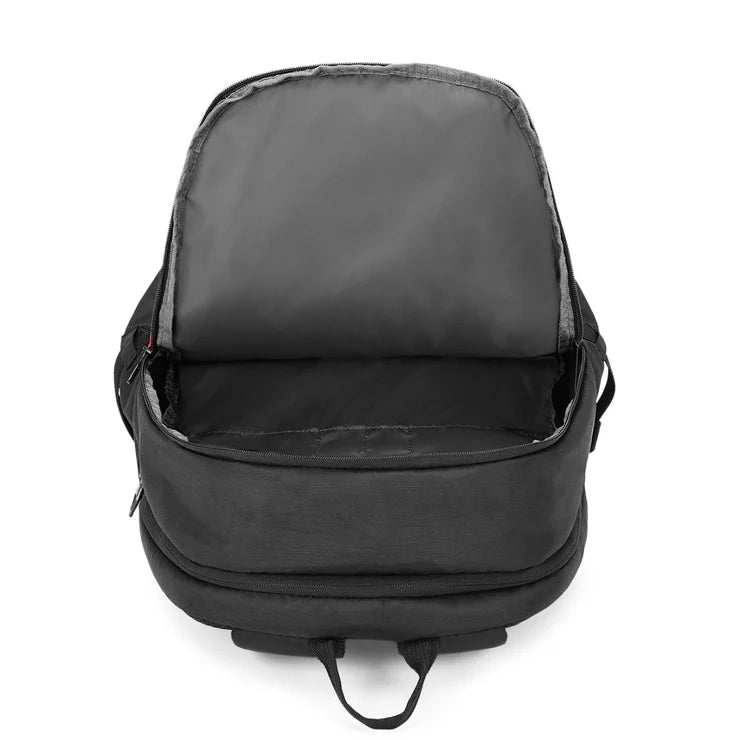 United Colors of Benetton Olivine Laptop Backpack Black +Red