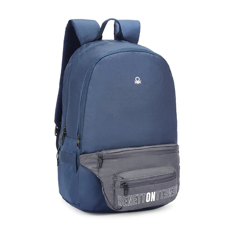 United Colors of Benetton Olivine Laptop Backpack Navy