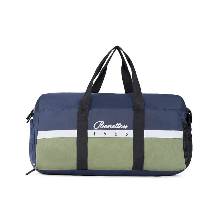 United Colors of Benetton Caiden Unisex Gym Bag Navy+Green