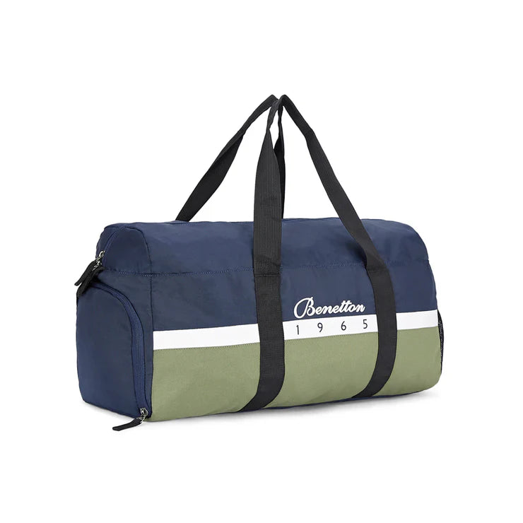 United Colors of Benetton Caiden Unisex Gym Bag Navy+Green