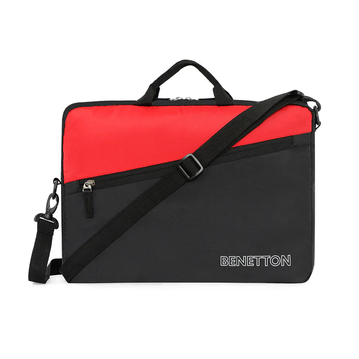 United Colors of Benetton Edgar Business Case Red +Black (14 Inch)