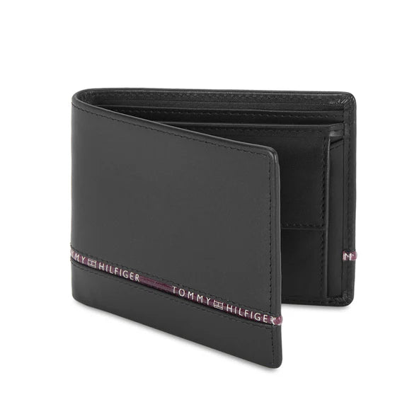 Tommy Hilfiger Larvik Men's Leather Wallet Black