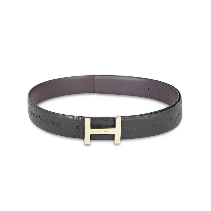 Tommy Hilfiger Avignon Leather Reversible Belt Black+Brown