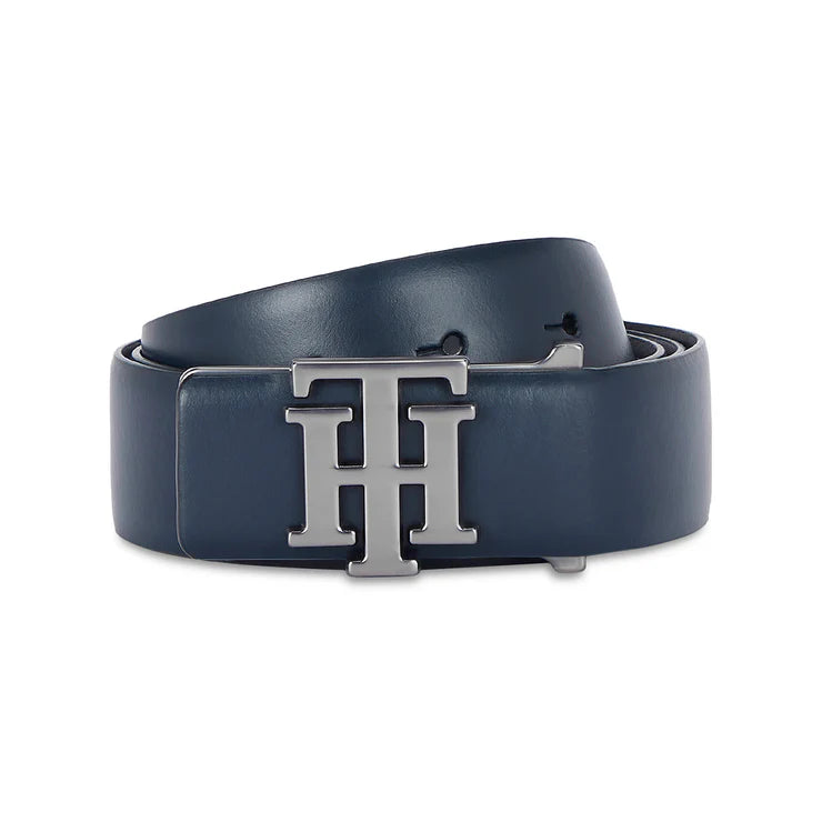 Tommy Hilfiger Rodovre Men's Leather Belt Navy