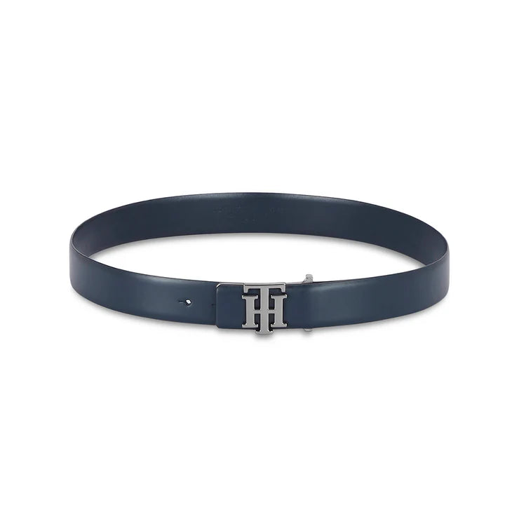 Tommy Hilfiger Rodovre Men's Leather Belt Navy