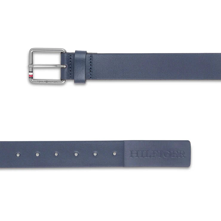 Tommy Hilfiger Horsens Men's Leather Belt Navy