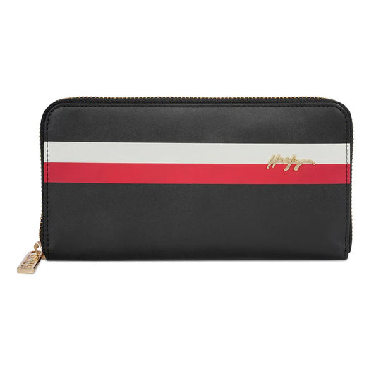 Tommy Hilfiger Clare Women's Zip Around Wallet Black