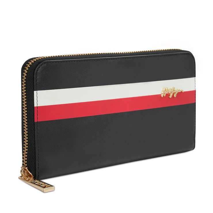 Tommy Hilfiger Clare Women's Zip Around Wallet Black