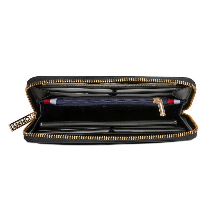 Tommy Hilfiger Clare Women's Zip Around Wallet Black