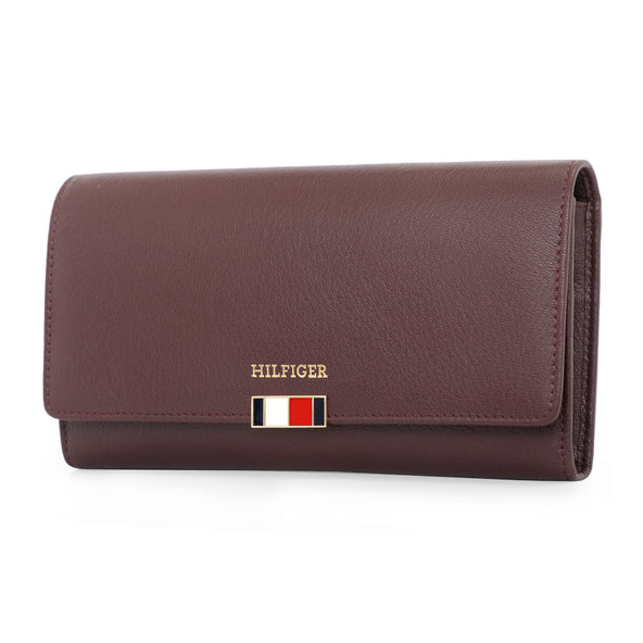 Tommy Hilfiger Teresa Women's Leather Flap Wallet With Sling